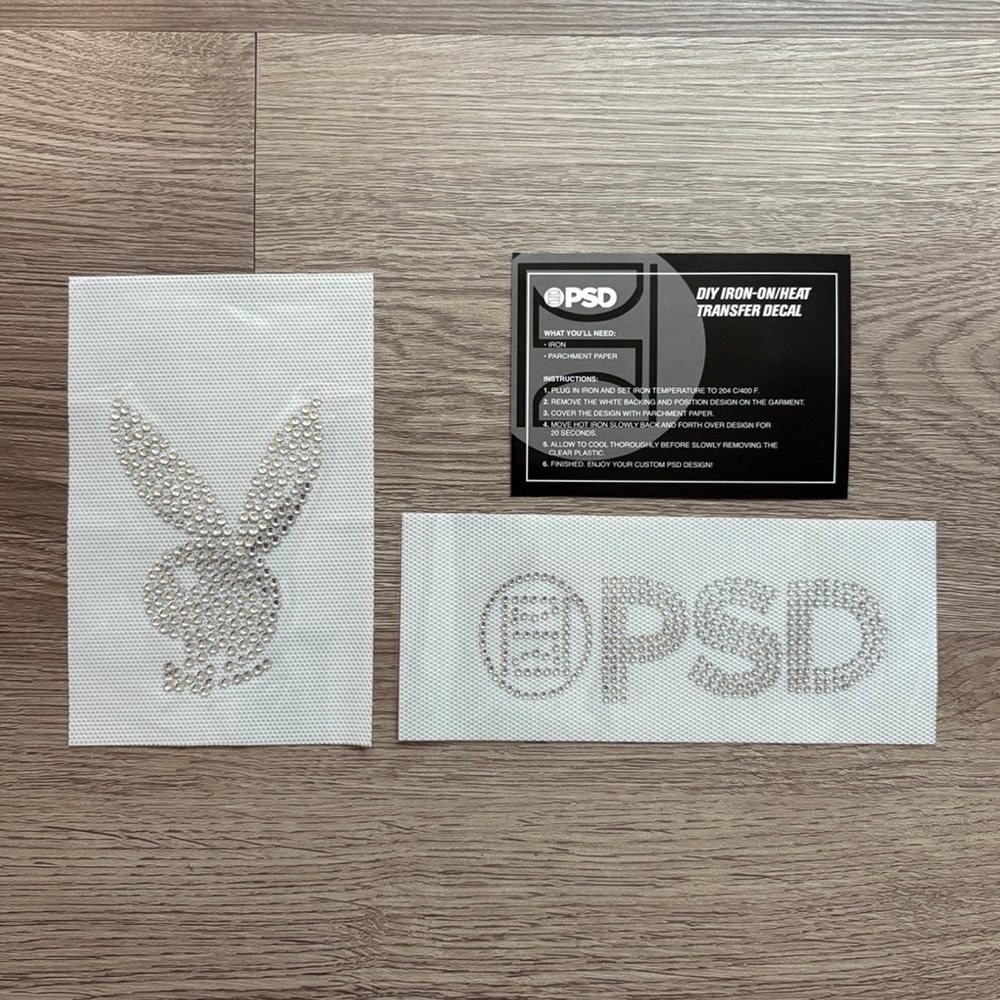NWT PSD Playboy Iron On